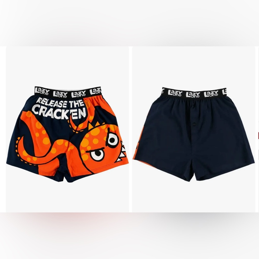 NWOT- Lazy One ‘Release The Cracken- Alaska’ Boxer Shorts